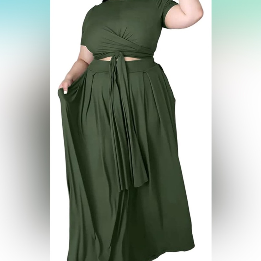 Amazon Women's Olive Maxi Dress
